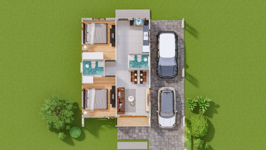 แปลนบ้านบ้านอยุ่ดีสระบุรี